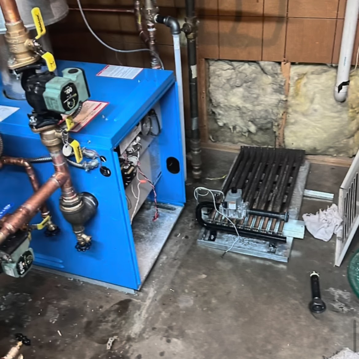 Residential boiler and plumbing install